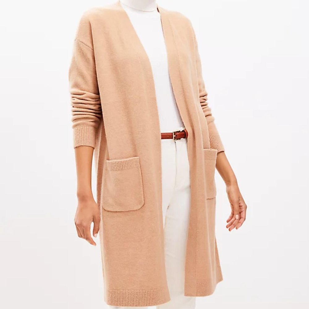 LOFT Cozy Open Coatigan Cardigan - NWT - XL